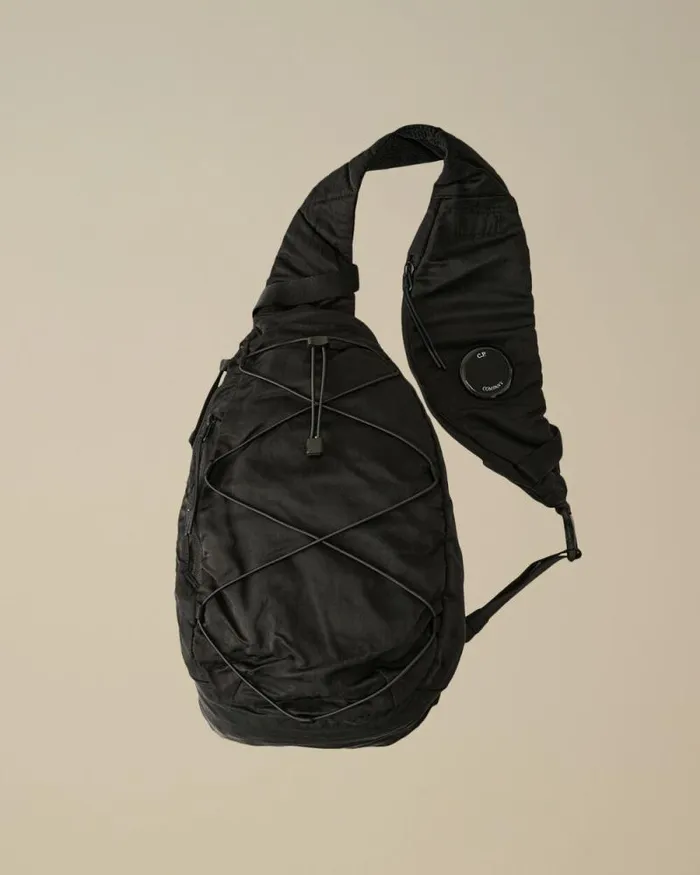CP Company Backpacks and Waistbag Nylon B Crossbody Rucksack Black 8211 Man