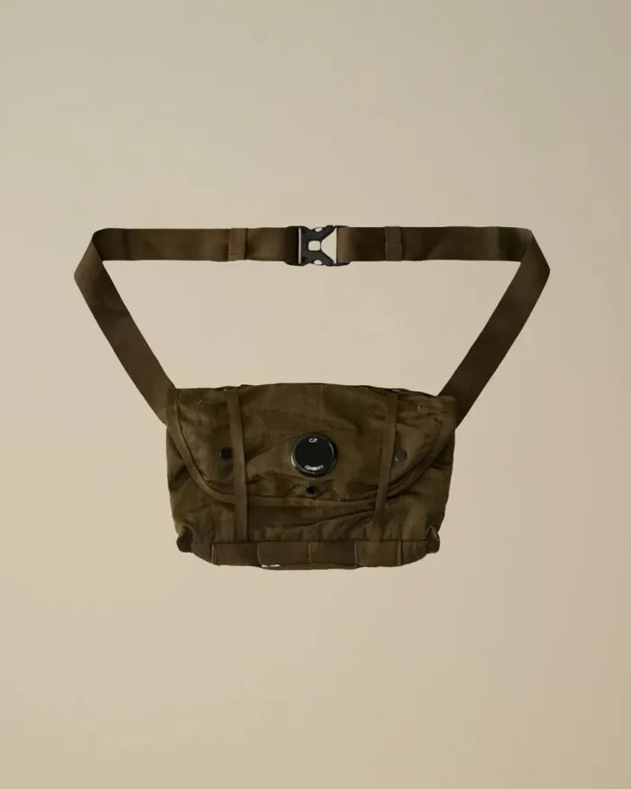 CP Company Backpacks and Waistbag Nylon B Lens Waistband Pack Ivy Green 8211 Man CP Company Backpacks and Waistbag Nylon B Lens Waistband Pack Ivy Green 8211 Man