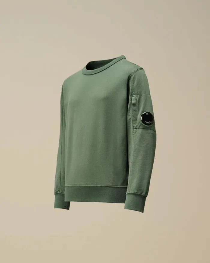 CP Company Clothing 1014 U16 Light Fleece Crew Neck Sweatshirt Artichoke Green 8211 Kids CP Company Clothing 1014 U16 Light Fleece Crew Neck Sweatshirt Artichoke Green 8211 Kids