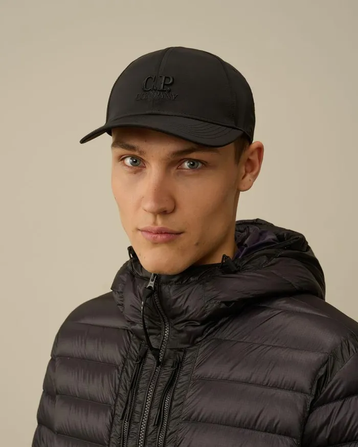 CP Company Hats ChromeR Logo Cap Black 8211 Man