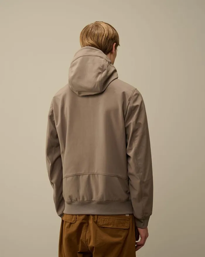 CP Company Jacket and Coats CP ShellR Hooded Jacket Walnut Beige 8211 Man