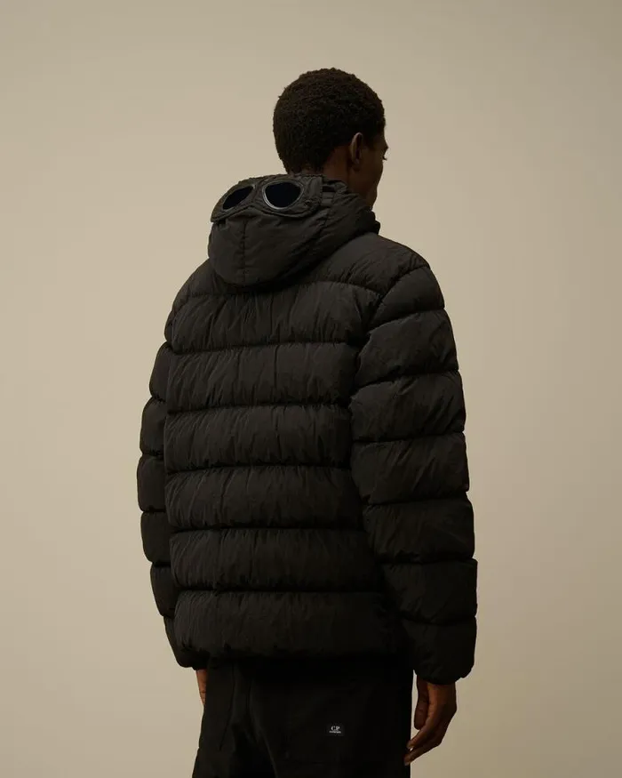 CP Company Jacket and Coats ChromeR Goggle Down Jacket Black 8211 Man