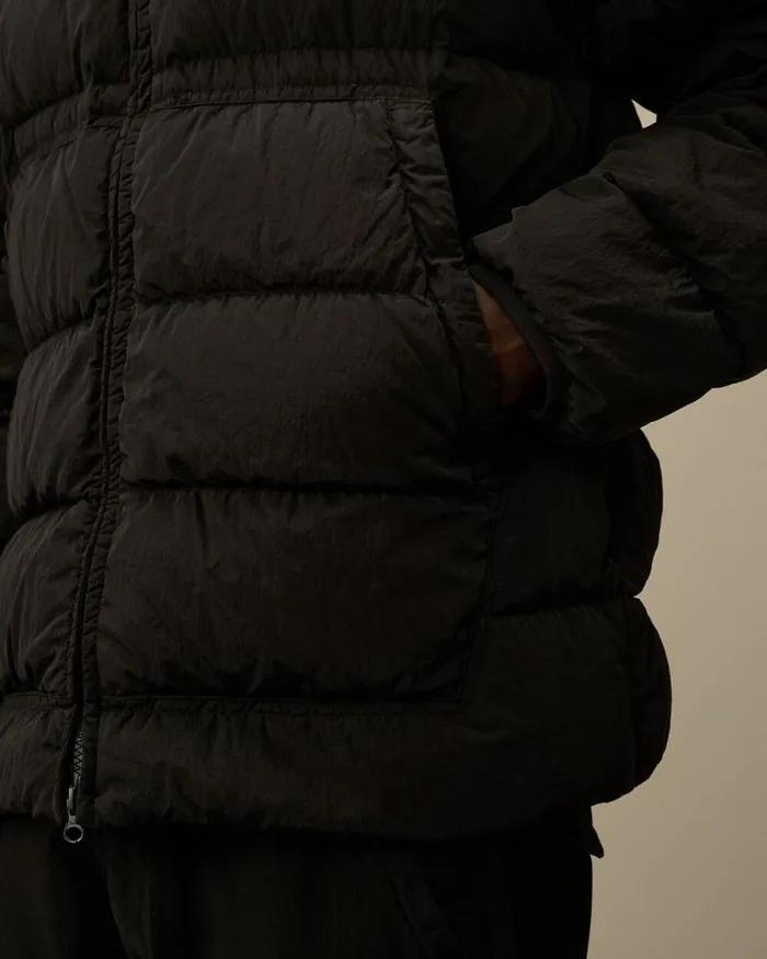 CP Company Jacket and Coats ChromeR Goggle Down Jacket Black 8211 Man