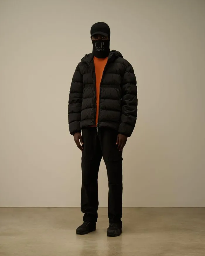 CP Company Jacket and Coats ChromeR Goggle Down Jacket Black 8211 Man