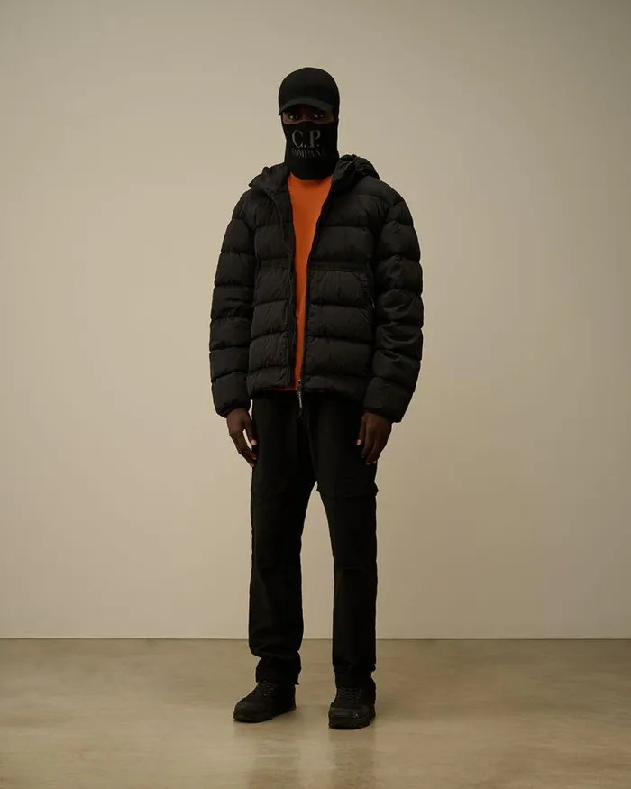 CP Company Jacket and Coats ChromeR Goggle Down Jacket Black 8211 Man