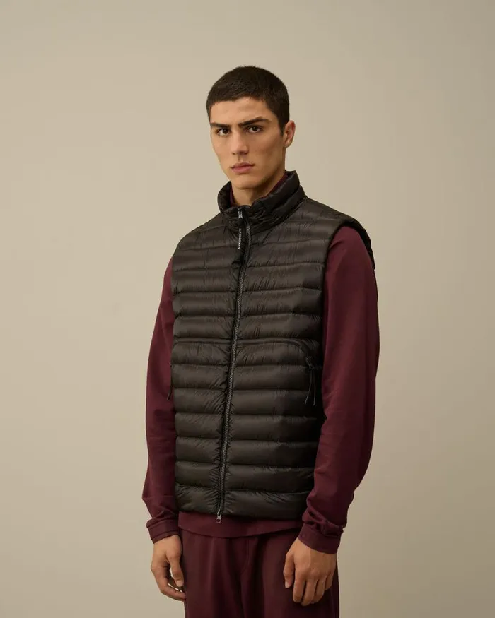 CP Company Jacket and Coats DD Shell Lens Down Vest Black 8211 Man