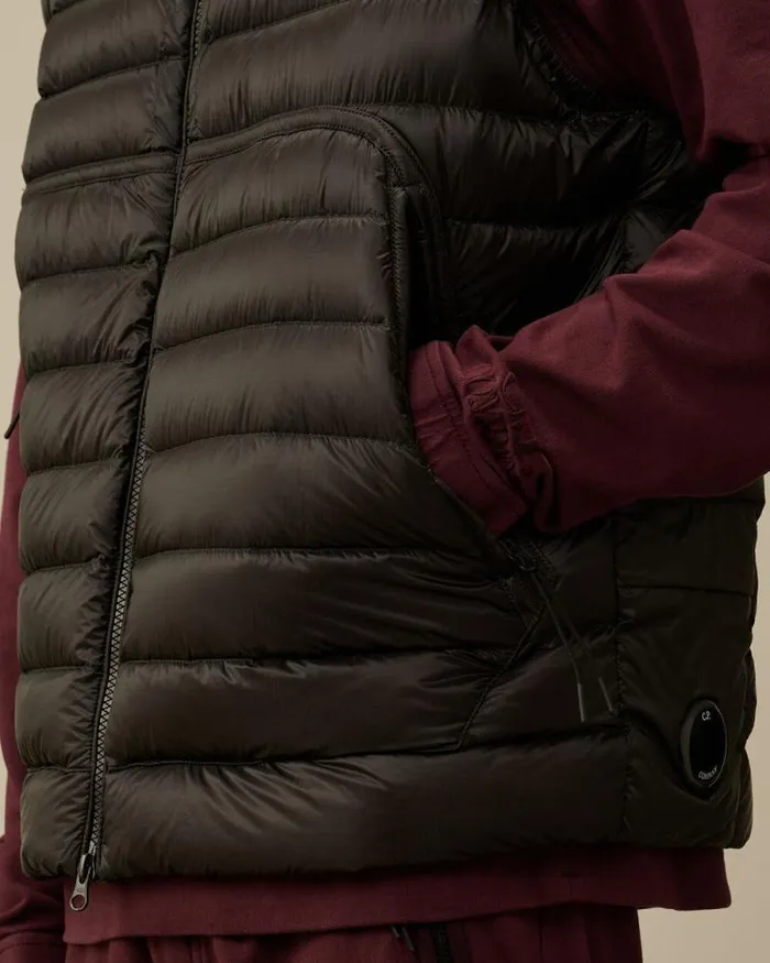 CP Company Jacket and Coats DD Shell Lens Down Vest Black 8211 Man