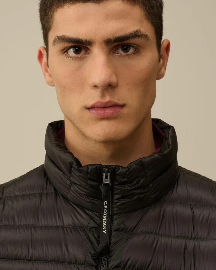 CP Company Jacket and Coats DD Shell Lens Down Vest Black 8211 Man