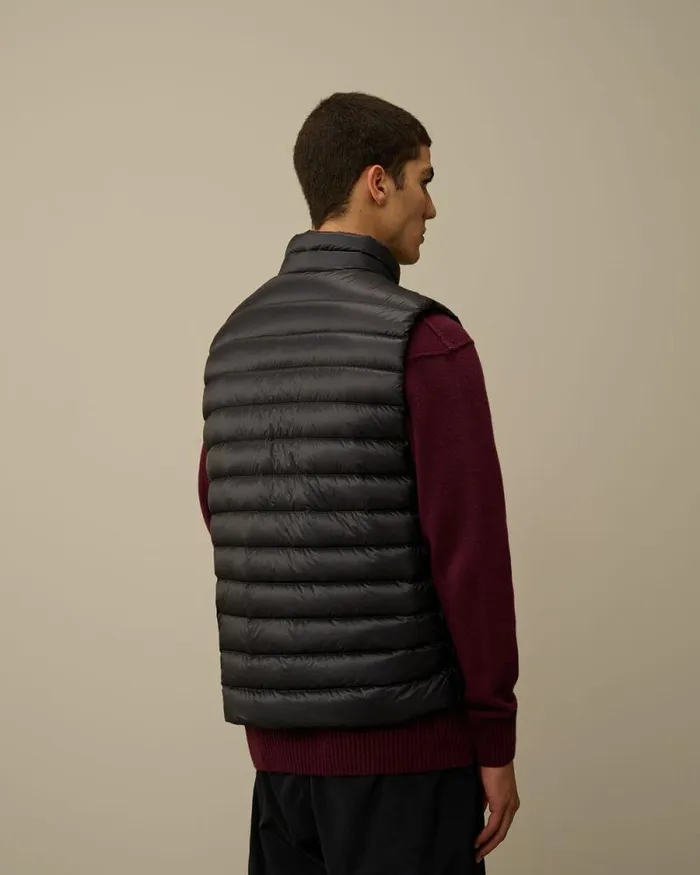 CP Company Jacket and Coats DD Shell Lens Down Vest Total Eclipse Blue 8211 Man