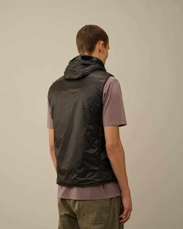 CP Company Jacket and Coats Nada Shell Goggle Vest Black 8211 Man