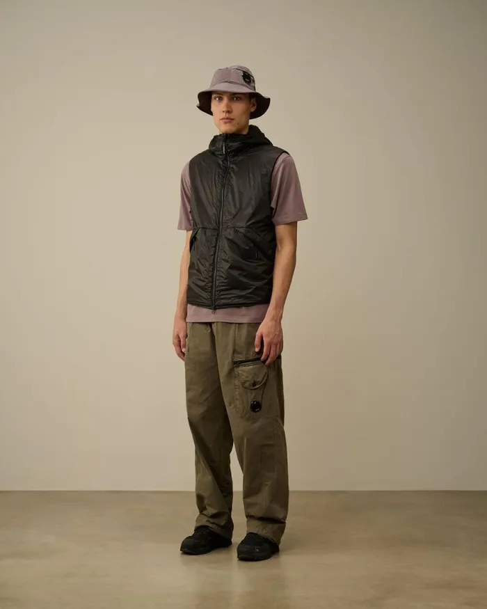CP Company Jacket and Coats Nada Shell Goggle Vest Black 8211 Man