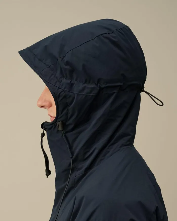 CP Company Jacket and Coats ProTek Hooded Padded Jacket Total Eclipse Blue 8211 Man