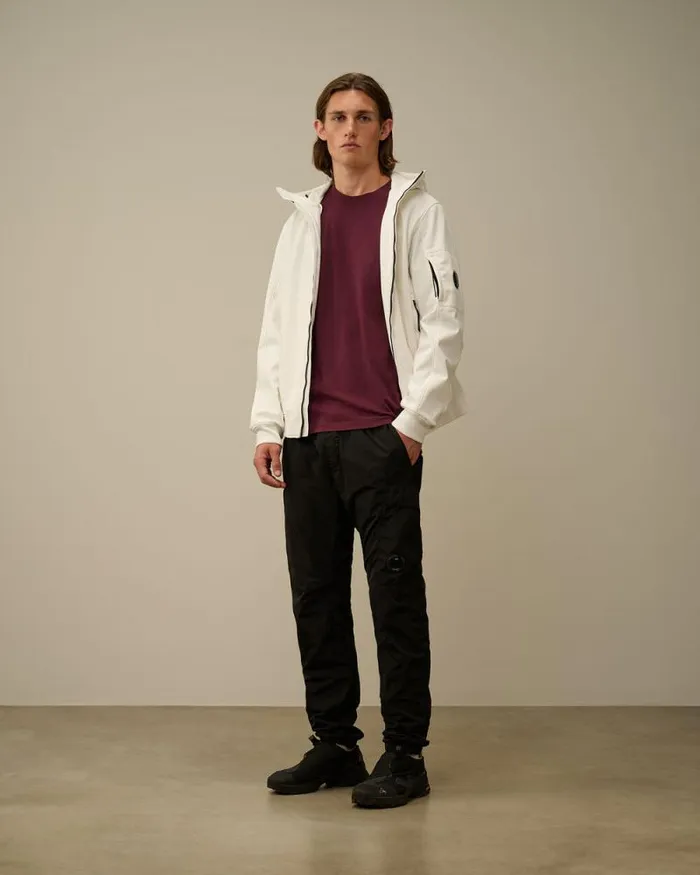 CP Company Tshirts and Polo 301 Jersey Back Goggle TShirt Potent Purple 8211 Man