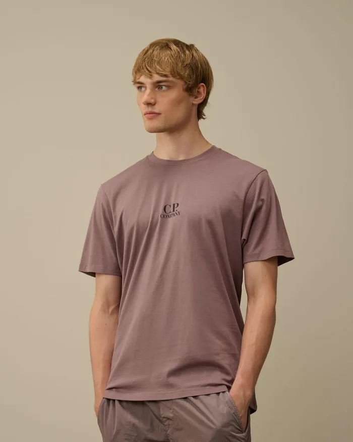 CP Company Tshirts and Polo 301 Jersey Bold British Sailor TShirt Purple Dove 8211 Man