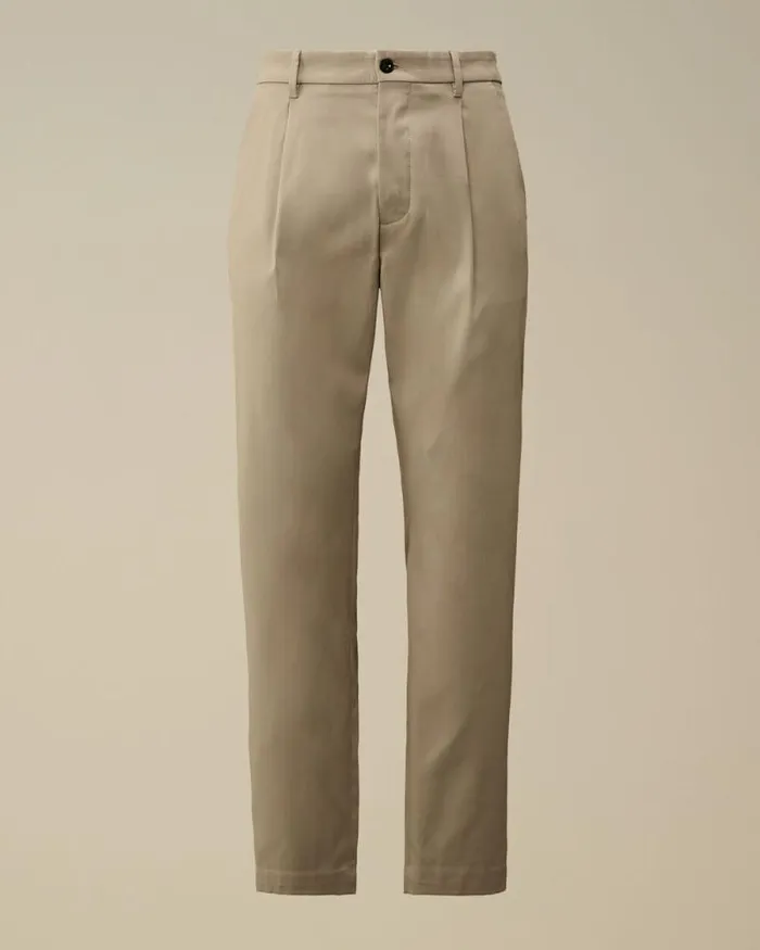 CP Company Trousers Superior Structure Stretch Loose Pants Vintage Khaki Beige 8211 Man CP Company Trousers Superior Structure Stretch Loose Pants Vintage Khaki Beige 8211 Man