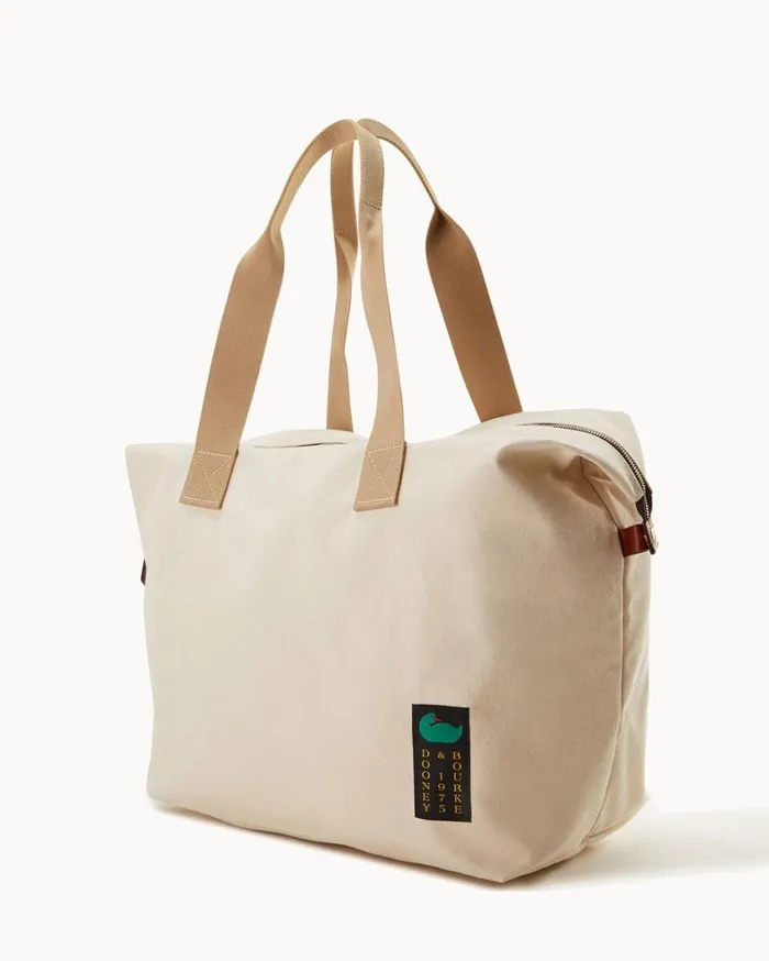 Canvas Carryall 50 Natural Women Dooney and Bourke Totes Canvas Carryall 50 Natural Women Dooney and Bourke Totes