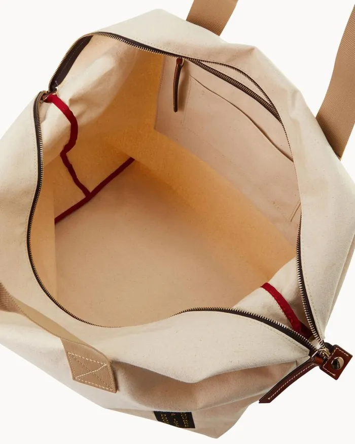 Canvas Carryall 50 Natural Women Dooney and Bourke Totes Canvas Carryall 50 Natural Women Dooney and Bourke Totes