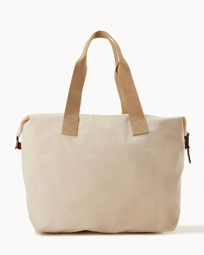 Canvas Carryall 50 Natural Women Dooney and Bourke Totes Canvas Carryall 50 Natural Women Dooney and Bourke Totes