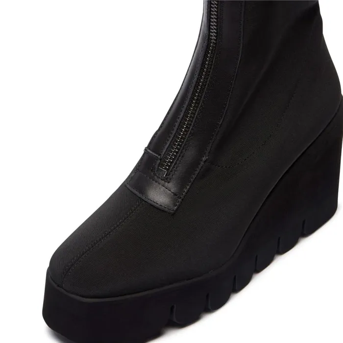 Carl Scarpa Enrico Black Stretch Ankle Boots Women Suede Ankle Boots Carl Scarpa Enrico Black Stretch Ankle Boots Women Suede Ankle Boots
