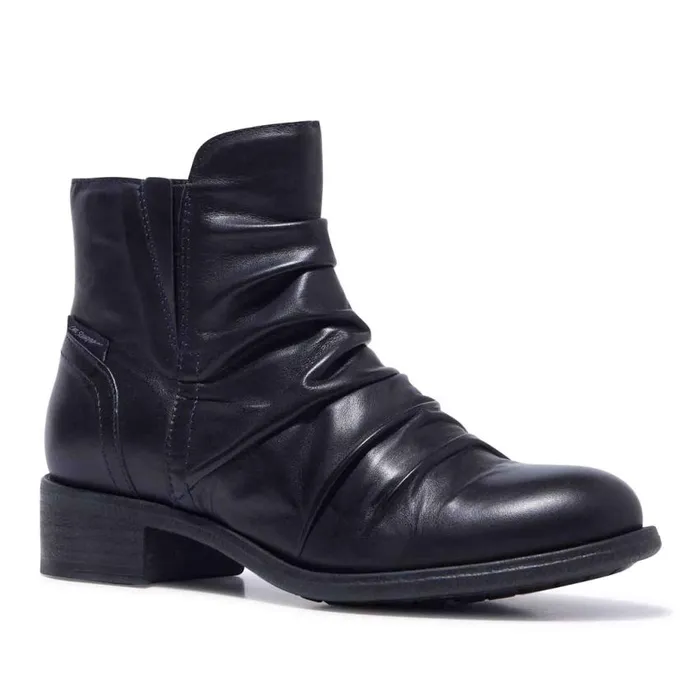 Carl Scarpa Felice Navy Leather Ankle Boots Women Leather Ankle Boots