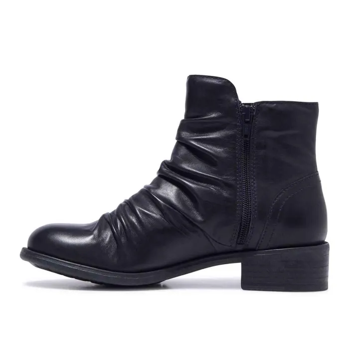Carl Scarpa Felice Navy Leather Ankle Boots Women Leather Ankle Boots