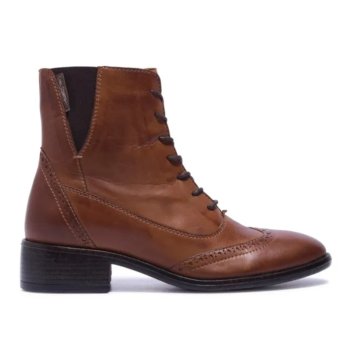 Carl Scarpa Isla Tan Leather Ankle Boots Women Leather Ankle Boots