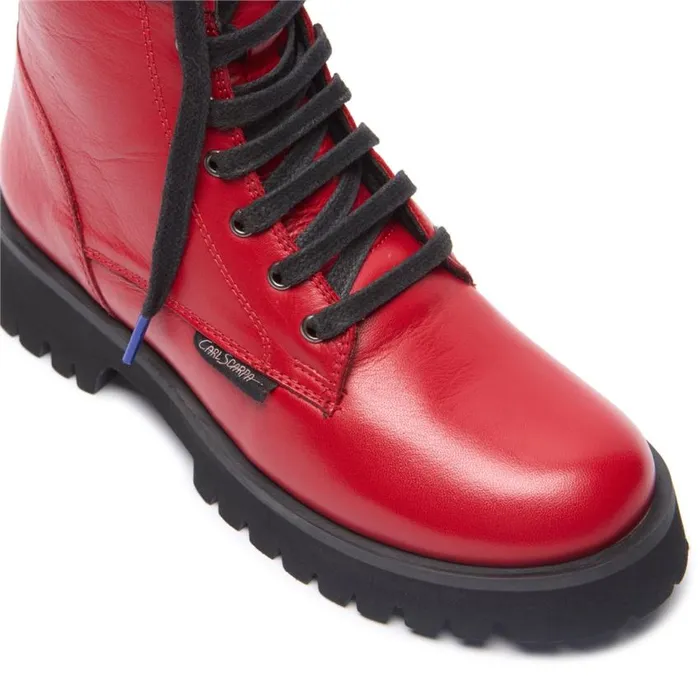 Carl Scarpa Rivello Red Leather Ankle Boots Women Leather Ankle Boots Carl Scarpa Rivello Red Leather Ankle Boots Women Leather Ankle Boots