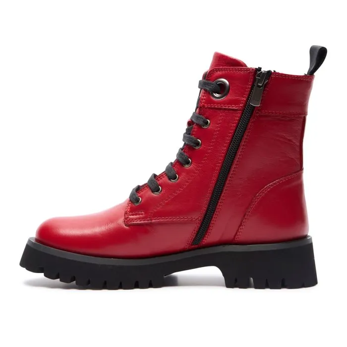 Carl Scarpa Rivello Red Leather Ankle Boots Women Leather Ankle Boots Carl Scarpa Rivello Red Leather Ankle Boots Women Leather Ankle Boots