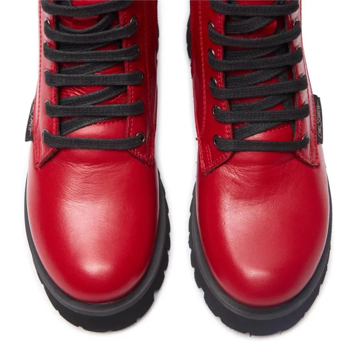 Carl Scarpa Rivello Red Leather Ankle Boots Women Leather Ankle Boots Carl Scarpa Rivello Red Leather Ankle Boots Women Leather Ankle Boots