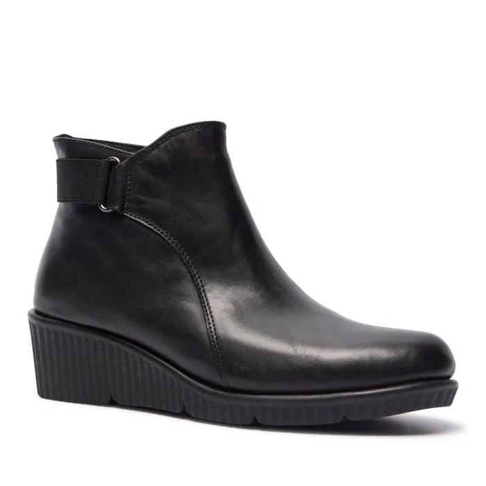Carl Scarpa Savona Black Leather Wedge Ankle Boots Women Leather Ankle Boots Carl Scarpa Savona Black Leather Wedge Ankle Boots Women Leather Ankle Boots