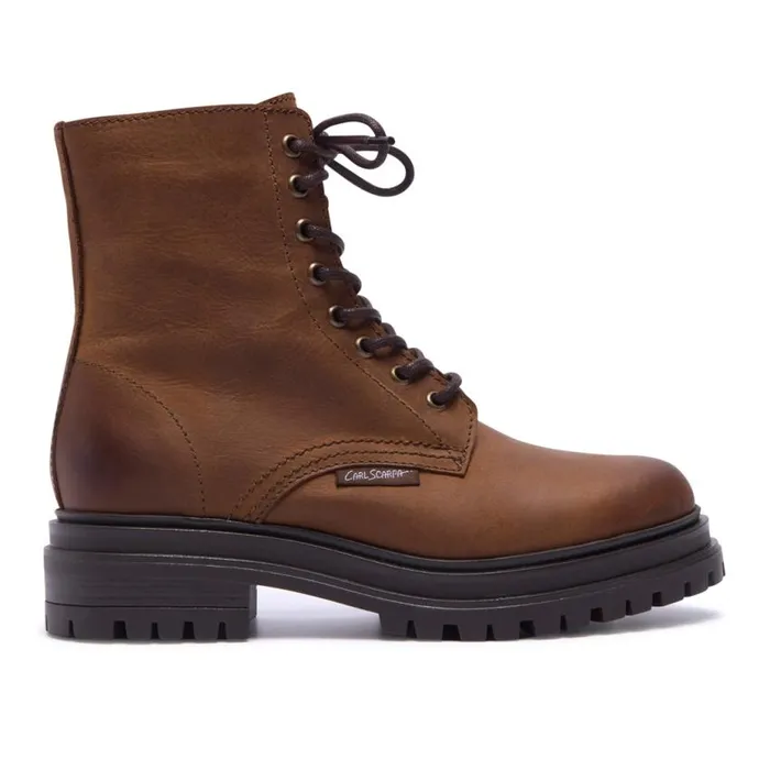 Carl Scarpa Seville Tan Leather Ankle Boots Women Leather Ankle Boots