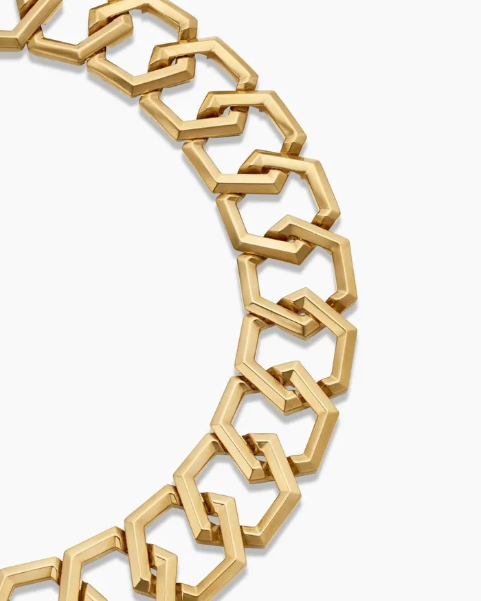 Carlyle Necklace In 18K Yellow Gold 24mm Women David Yurman Statement Carlyle Necklace In 18K Yellow Gold 24mm Women David Yurman Statement