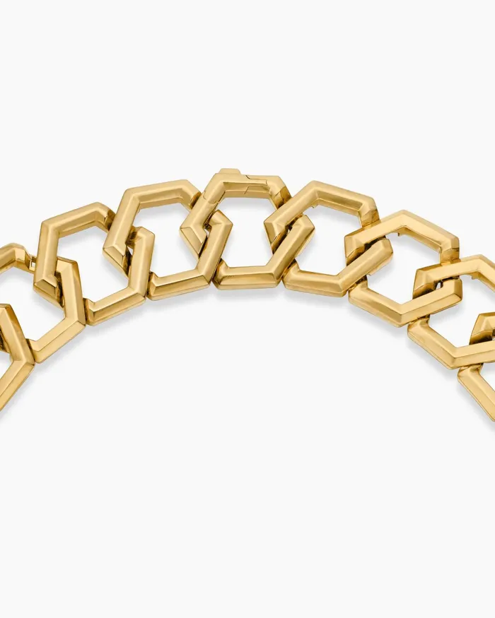 Carlyle Necklace In 18K Yellow Gold 24mm Women David Yurman Statement Carlyle Necklace In 18K Yellow Gold 24mm Women David Yurman Statement