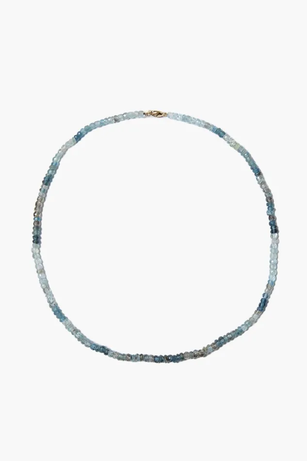 Chan Luu 14k Fine Women 14k Copper Aquamarine Petra Necklace