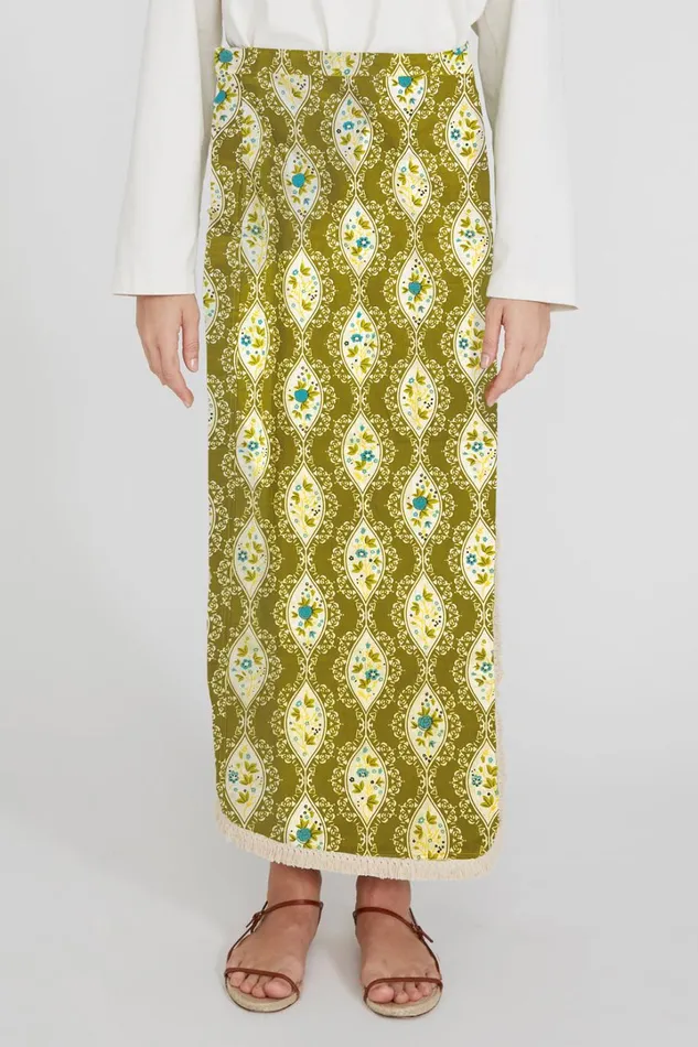 Chan Luu Bottoms Women Rika Wrap Skirt Oasis