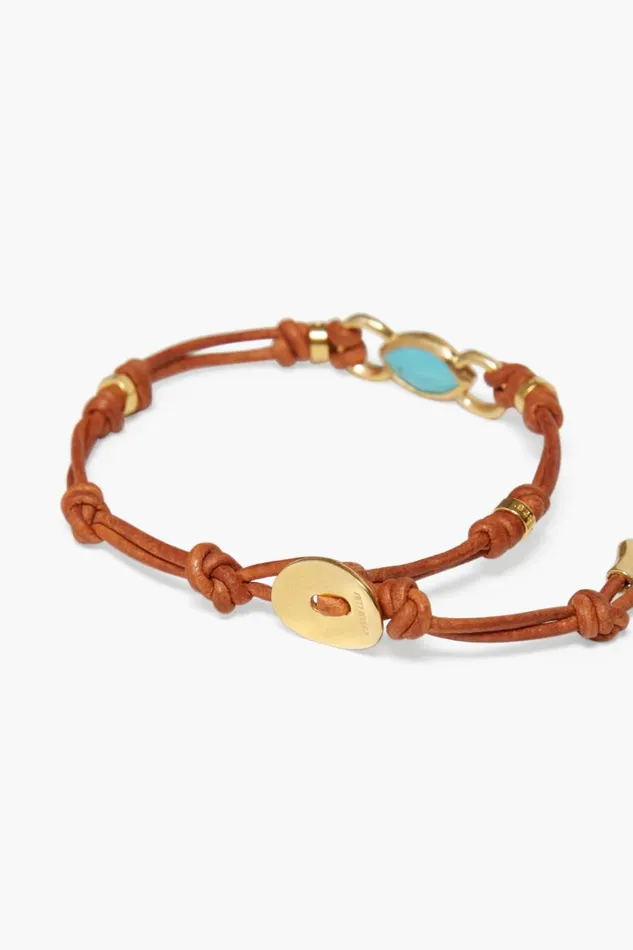 Chan Luu Bracelets Women Reina Single Wrap Bracelet Turquoise