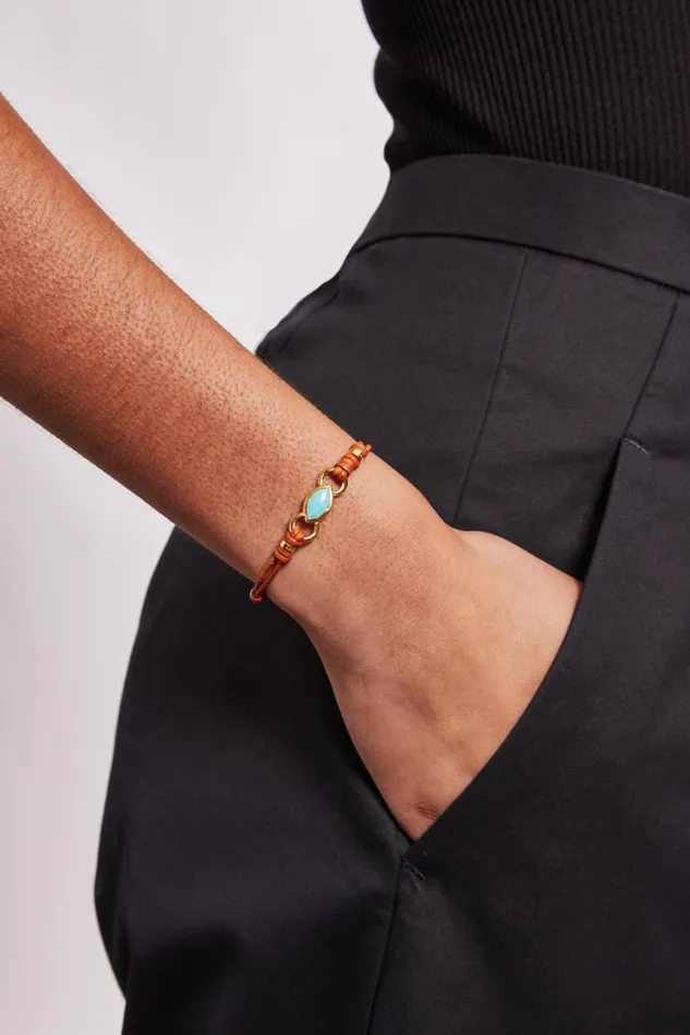 Chan Luu Bracelets Women Reina Single Wrap Bracelet Turquoise