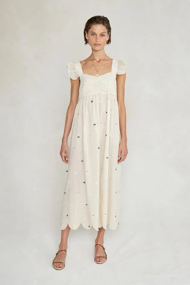 Chan Luu Dresses Women Amelia Dress Antique White