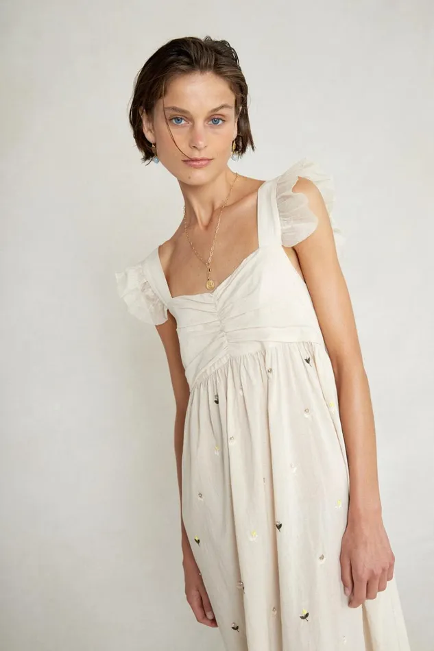 Chan Luu Dresses Women Amelia Dress Antique White
