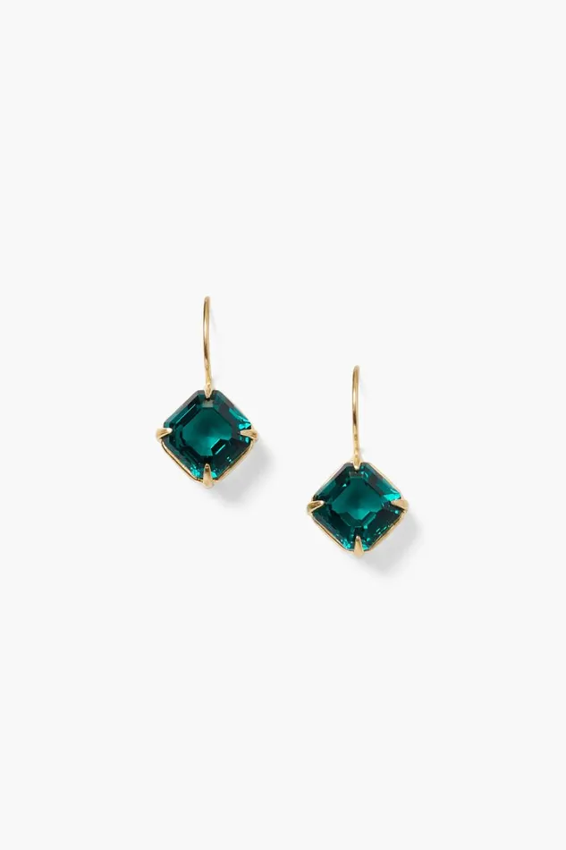 Chan Luu Earrings Women Lumi Drop Earrings Emerald