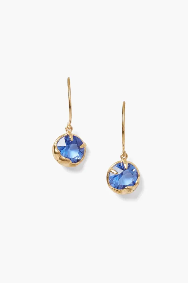 Chan Luu Earrings Women September Birthstone Earrings Sapphire Crystal