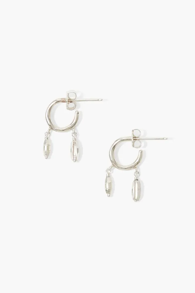 Chan Luu Earrings Women Suleyma Hoop Earrings Silver