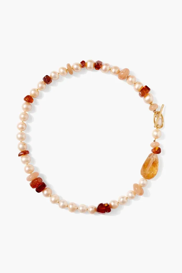 Chan Luu Necklaces Women Fiji Necklace Champagne Mix