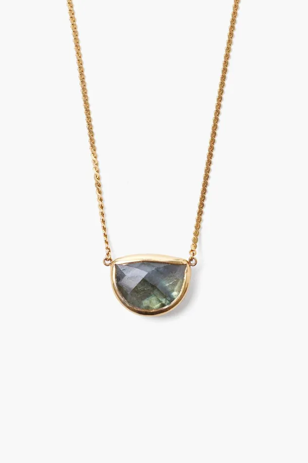 Chan Luu Necklaces Women Labradorite Luna Necklace