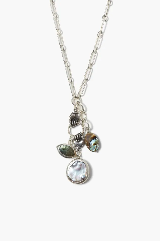 Chan Luu Necklaces Women Sardinia Charm Necklace Labradorite