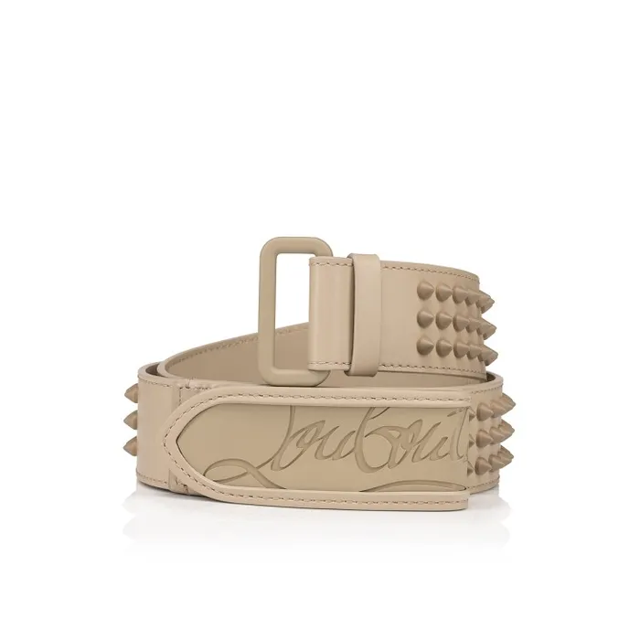 Christian Louboutin Belts Men Loubi Belt 8211 Calf Leather And Spikes 8211 Saharienne Christian Louboutin Belts Men Loubi Belt 8211 Calf Leather And Spikes 8211 Saharienne