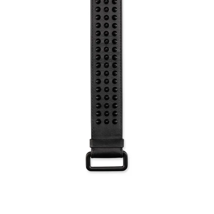 Christian Louboutin Belts Men Loubi Belt Belt 8211 Calf Leather And Spikes 8211 Black And Loubi