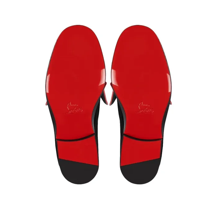 Christian Louboutin Boots and Loafers Kids Mini Penny Loafers 8211 Patent Calf Leather And Veau Velours 8211 Multicolor