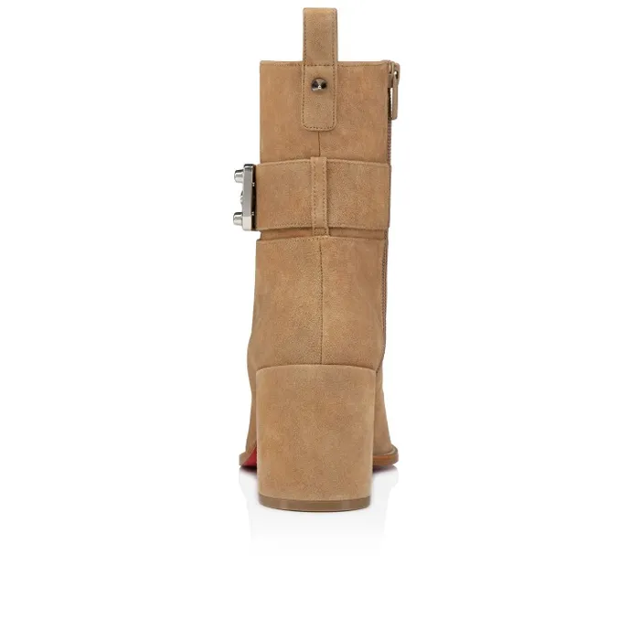 Christian Louboutin Boots Women Booty Lock 70 Mm Low Boots 8211 Veau Velours 8211 Lionne