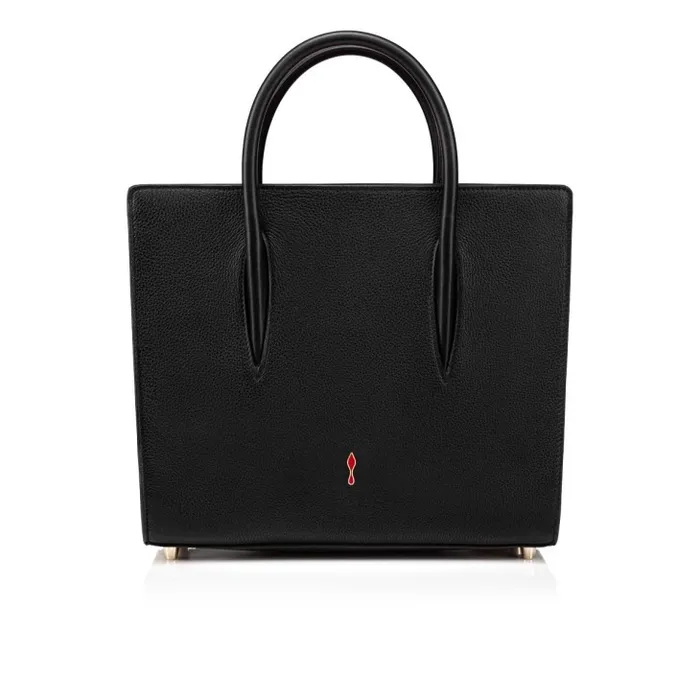 Christian Louboutin Crossbody Bags Women Paloma Medium Top Handle Bag 8211 Calf Leather And Gold Spikes Loubinthesky 8211 Black